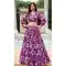 Georgette Floral Print Work Party Wear Lehenga Choli In Multi Color - 11055198445