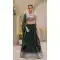 Faux Georgette Resham Work Party Wear Lehenga Choli In Green - 11062198489
