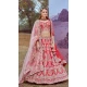 Red Silk Stone Beads Work Wedding Wear Lehenga Choli - 11072198584