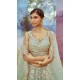 Lime Green Organza Sequins Work Wedding Wear Lehenga Choli - 11072198588
