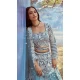 Teal Blue Satin Sequins Work Wedding Wear Lehenga Choli - 11072198594