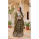 Fox Georgette Embroidered Party Wear Lehenga Choli In Mehendi Green - 11111198885