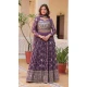 Purple Fox Georgette Embroidered Party Wear Lehenga Choli - 11111198886