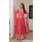 Fox Georgette Embroidered Party Wear Lehenga Choli In Tomato Red - 11111198888