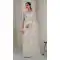 White Crush Silk Swarovski Work Party Wear Saree - 11212199656