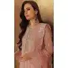 Faux Georgette Embroidered Pakistani Style Plus Size Salwar Suit In Baby Pink - 11054198438