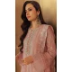 Faux Georgette Embroidered Pakistani Style Salwar Suit In Baby Pink - 11054198438