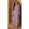 Faux Georgette Embroidered Pakistani Style Salwar Suit In Lavender - 11054198439