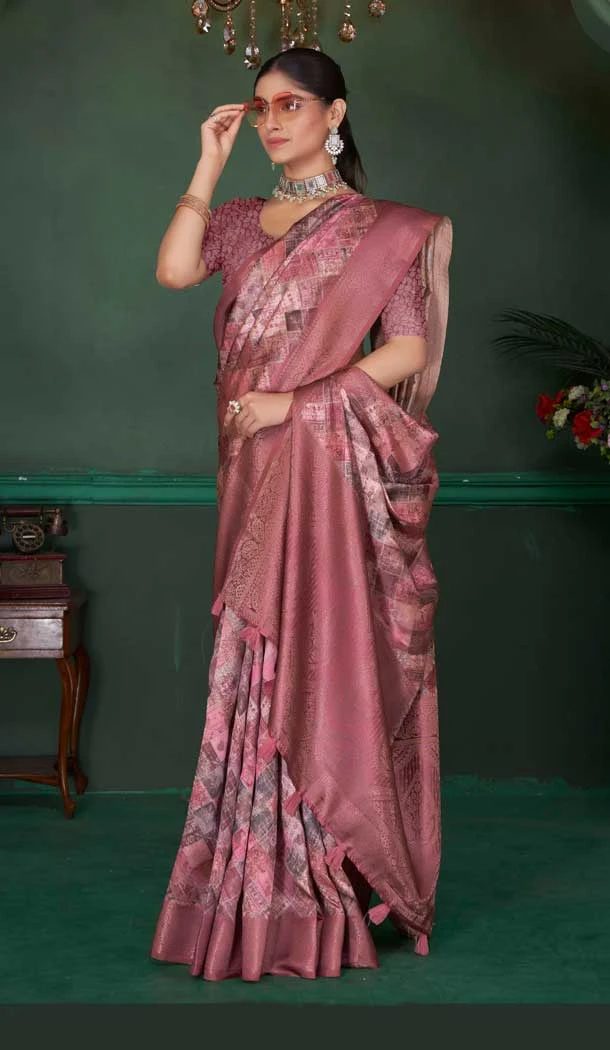 Multi Color Soft Silk Weaving Work Traditional Wear Saree - 11097198781