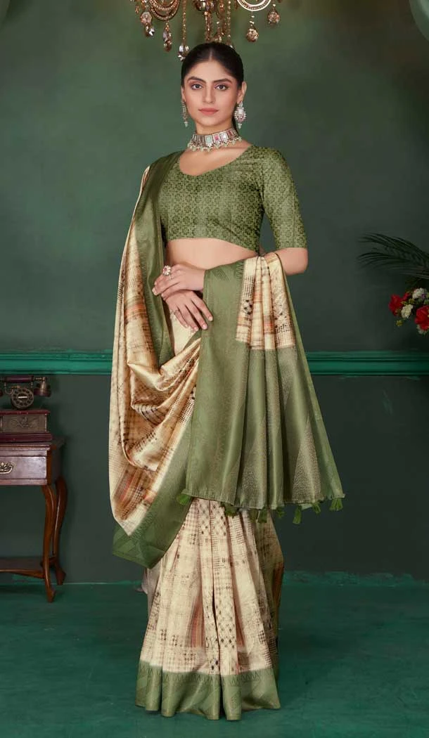 Soft Silk Weaving Work Traditional Wear Saree In Multi Color - 11098198783