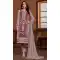 Burgundy PV Vichitra Embroidered Pakistani Style Salwar Suit - 11053198434