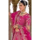 Silk Embroidered Wedding Wear Designer Bridal Lehenga Choli In Rani Pink - 11103198840
