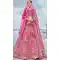 Wedding Wear Rani Pink Silk Embroidered Designer Bridal Lehenga Choli - 11103198846