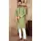 Pista Green Linen Silk Plain Casual Readymade Men Kurta Pajama - 11133199079