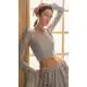 Grey Net Stone Work Designer Wear Lehenga Choli - 11107198866