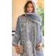 Organza Embroidered Pakistani Style Salwar Suit In Grey - 11189199529
