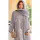 Organza Embroidered Pakistani Style Salwar Suit In Lavender - 11189199530