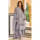 Organza Embroidered Pakistani Style Salwar Suit In Lavender - 11189199530