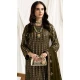 Mehendi Green Georgette Embroidered Pakistani Style Salwar Suit - 11190199533