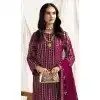 Rani Pink Georgette Embroidered Pakistani Style Plus Size Salwar Suit - 11190199535