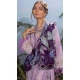 Cotton Embroidered Party Wear Salwar Kameez In Lavender - 11192199543