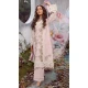 Cotton Embroidered Party Wear Salwar Kameez In Light Baby Pink - 11192199545
