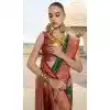 Green Silk Kanjivaram Weaving Work Traditional Wear Plus Size Saree - 11176199444