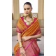 Mustard Silk Kanjivaram Weaving Work Traditional Wear Saree - 11176199447