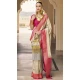 Beige Silk Kanjivaram Weaving Work Traditional Wear Saree - 11176199449