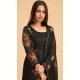Black Georgette Resham Work Pakistani Palazzo Salwar Suit - 11179199467