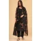 Black Georgette Resham Work Pakistani Palazzo Salwar Suit - 11179199467