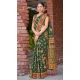 Cotton Silk Printed Designer Party Wear Saree In Green - 11204199597