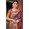 Cotton Silk Printed Designer Party Wear Plus Size Saree In Purple - 11204199599