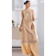 Cream Cotton Embroidered Pakistani Style Salwar Kameez - 11229199774