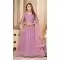 Purple Net Resham Work Anarkali Style Salwar Suit - 11068198558