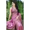 Organza Hand Work Designer Wear Plus Size Saree In Pink - 11216199673