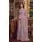 Lavender Shimmer Chiffon Embroidered Party Wear Saree - 11237199820