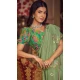 Pista Green Shimmer Chiffon Embroidered Party Wear Saree - 11237199821 Pista Green Shimmer Chiffon Embroidered Party Wear Saree - 11237199821