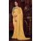 Light Yellow Shimmer Chiffon Embroidered Party Wear Saree - 11237199822