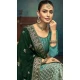Sea Green Silk Embroidered Party Wear Salwar Suit - 11270200019