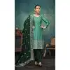 Sea Green Silk Embroidered Party Wear Plus Size Salwar Suit - 11270200019