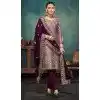Lavender Silk Embroidered Party Wear Plus Size Salwar Suit - 11270200020