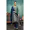 Rama Blue Silk Embroidered Party Wear Salwar Suit - 11270200021