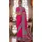 Rani Pink Silk Resham Work Party Wear Saree - 11274200039