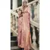 Viscose Silk Weaving Work Party Wear Plus Size Saree In Baby Pink - 11275200043