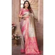 Multi Color Banarasi Silk Zari Work Party Wear Saree - 11255199921