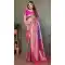 Purple Banarasi Tissue Silk Zari Work Party Wear Saree - 11260199956