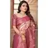 Multi Color Banarasi Silk Woven Work Traditional Wear Plus Size Saree - 11261199962