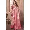 Multi Color Banarasi Silk Woven Work Traditional Wear Plus Size Saree - 11261199962