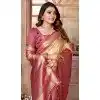 Banarasi Tissue Silk Woven Work Traditional Wear Plus Size Saree In Cream - 11263199969